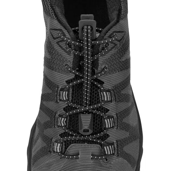 Nathan Run Laces Zwart elastische veters