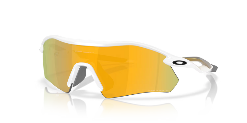 Plaque radar Oakley blanc poli
