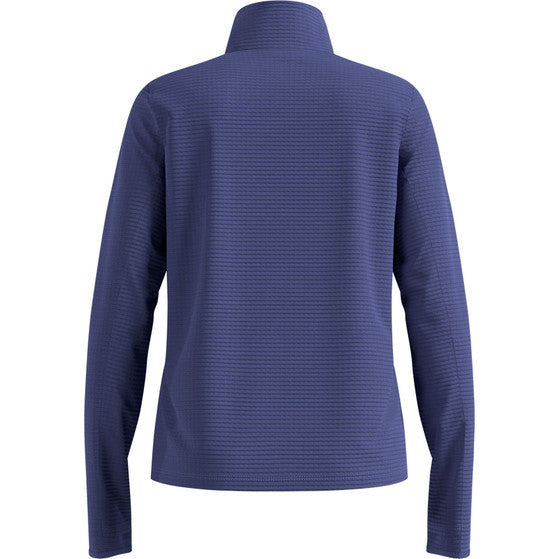 Odlo Mid layer 1/2 zip hardlooptrui Vrouwen - Skipper Blue