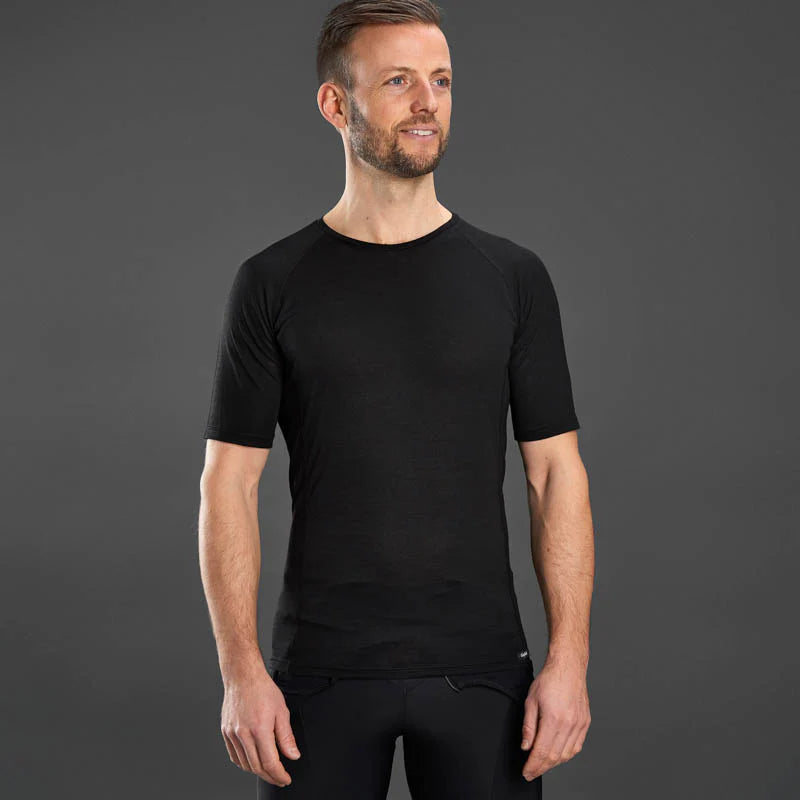 GripGrab Merino Blend Thermo Kurzarm-Baselayer 