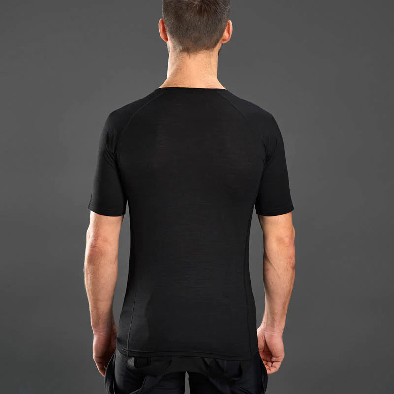 GripGrab Merino Blend Thermo Kurzarm-Baselayer 