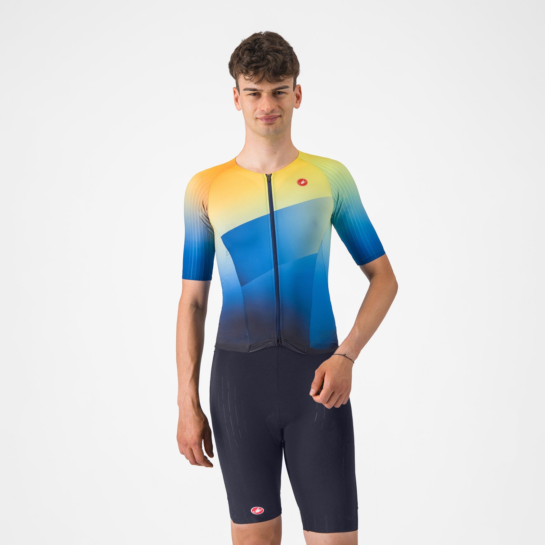 Castelli Free Sanremo 3 Trisuit Short Sleeve Triathlon Men