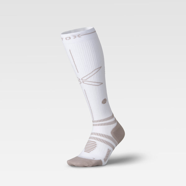 Chaussettes de sport hautes Stox pour hommes Bleu - Orange 