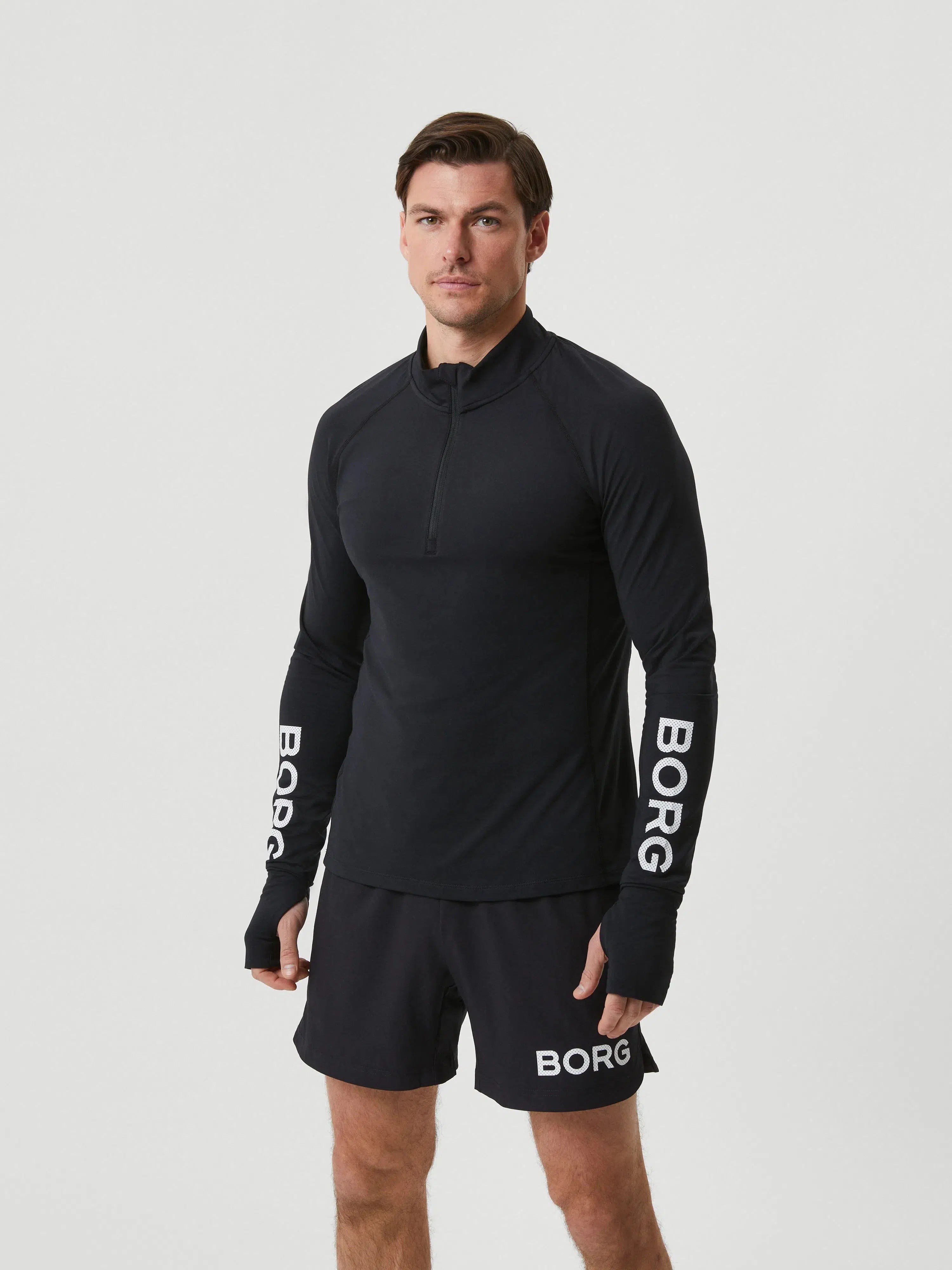 Bjorn Borg Borg Midlayer Half Zip Langarmshirt Herren