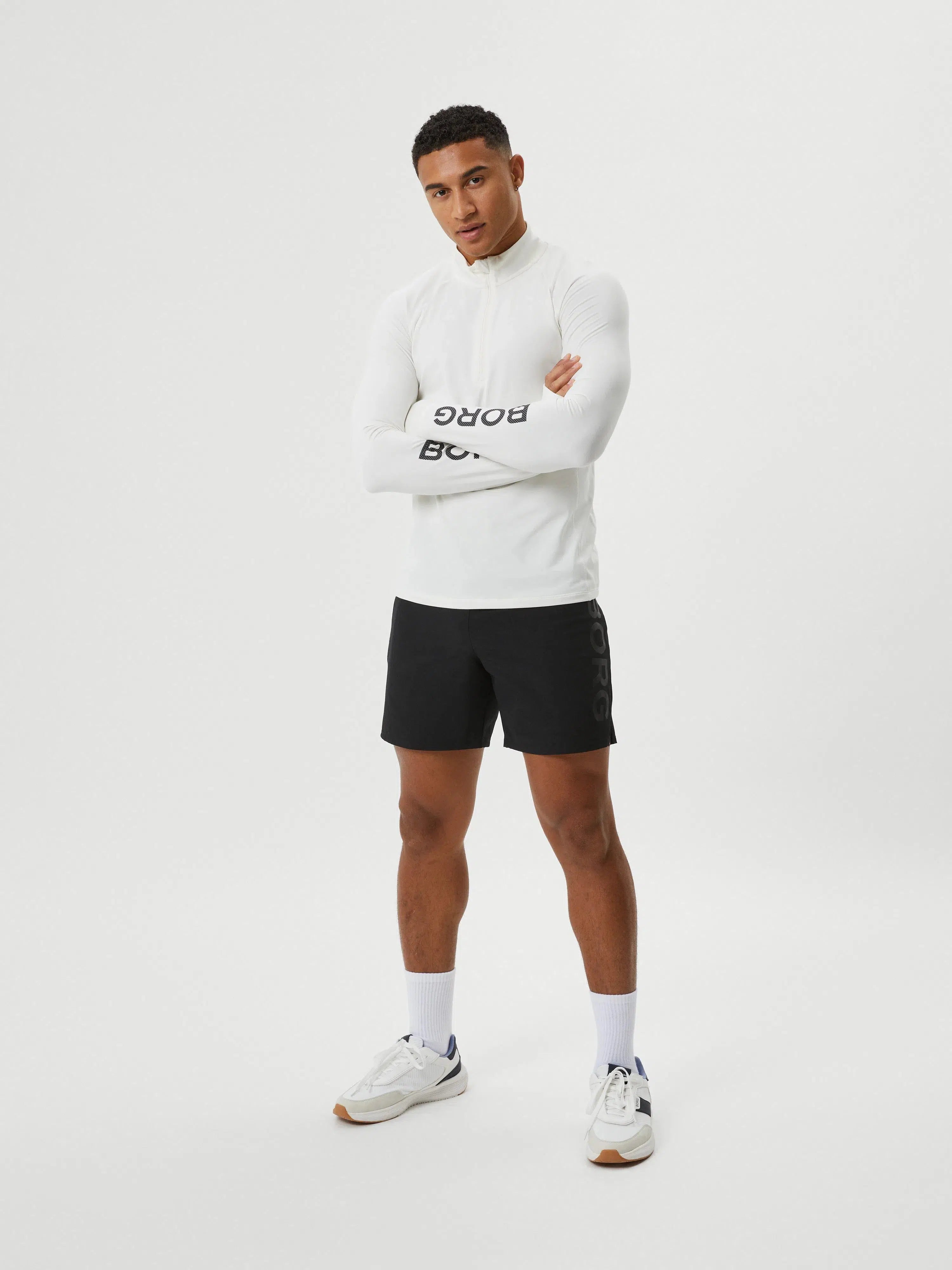 Bjorn Borg Borg Midlayer Half Zip Langarmshirt Herren