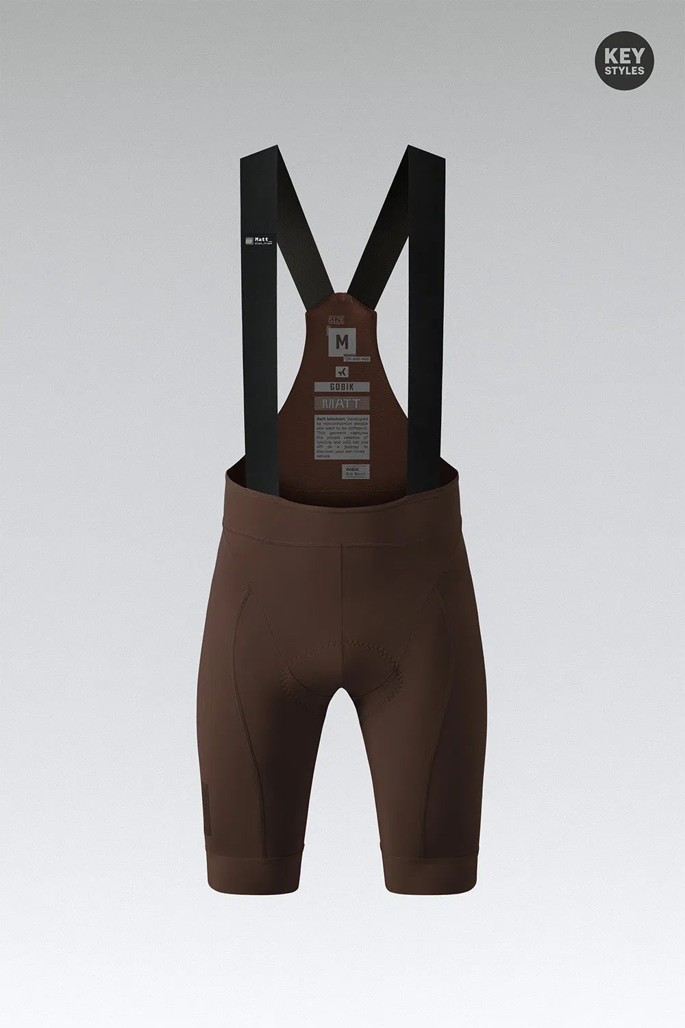 SHORT BIB SHORTS MATT 2.0 MEN COCOA - K10