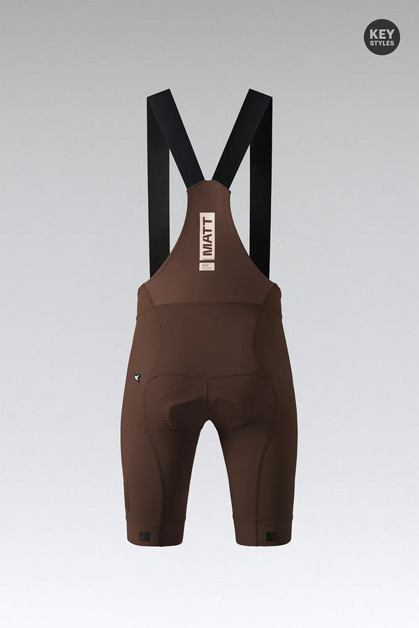 SHORT BIB SHORTS MATT 2.0 MEN COCOA - K10