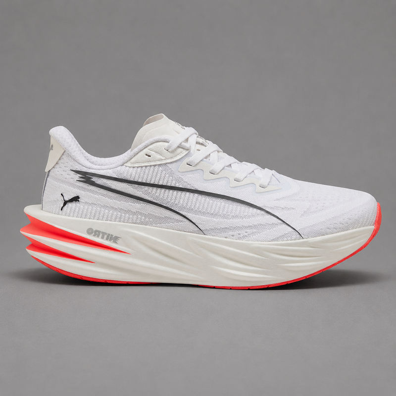 PUMA White-Ultra Red / 37.5