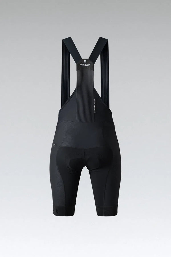 ABSOLUTE 6.1 KURZE TRÄGERHOSE DAMEN SCHWARZ - K9