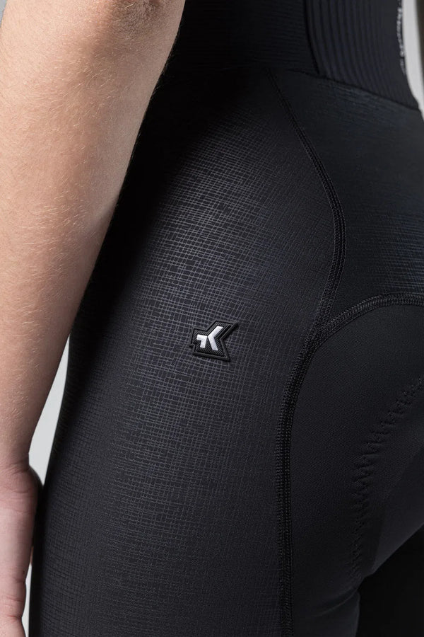 ABSOLUTE 6.1 KURZE TRÄGERHOSE DAMEN SCHWARZ - K9