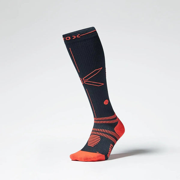 Stox Sports Socks High Men Blue - Orange