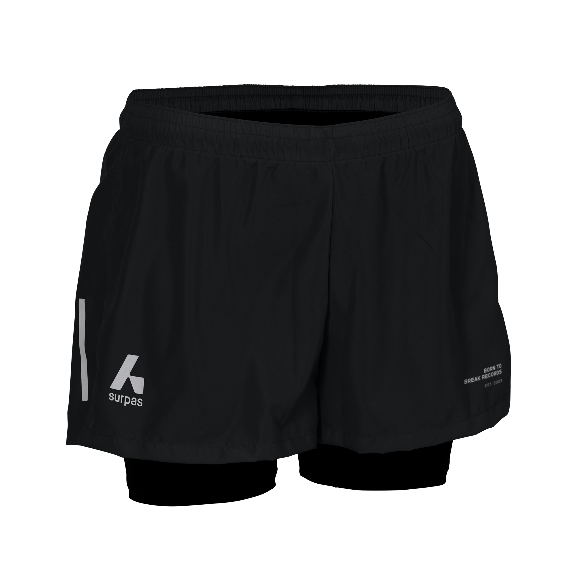 Surpas Hardloopbroek Pace Shorts met Binnenbroek Dames