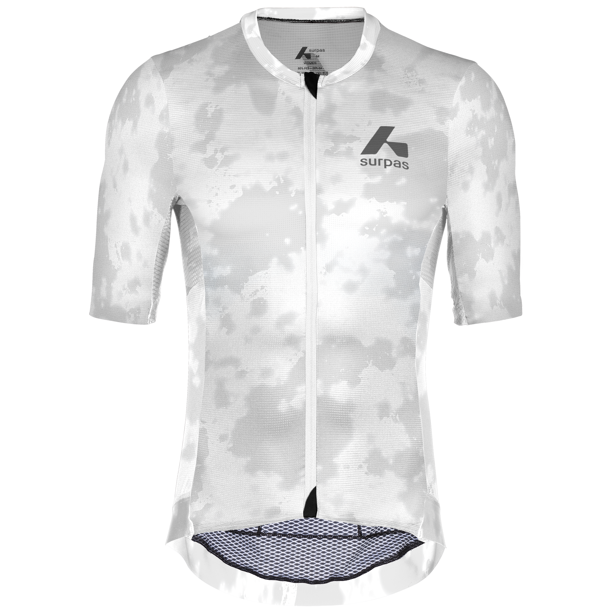 Surpas Purpose Fietsshirt Wit/Grijs Dames