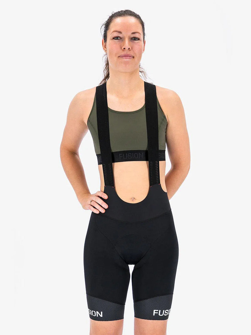 Fusion Tempo! Bib Shorts Fietsbroek Kort Dames