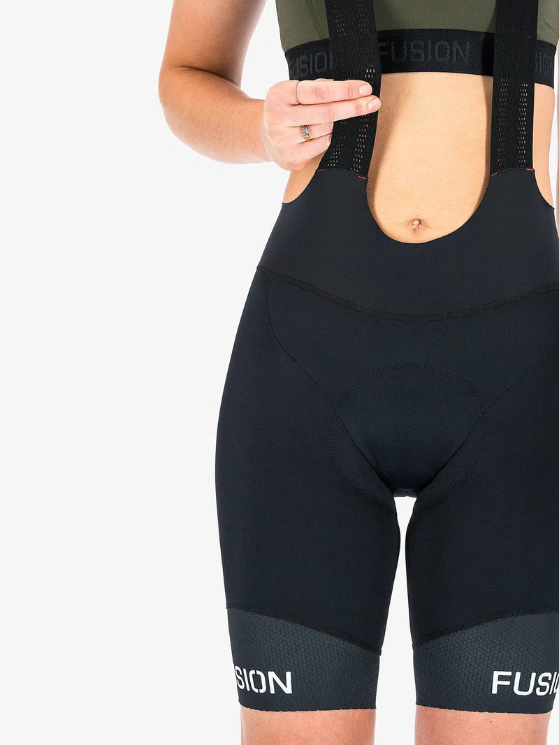 Fusion Tempo! Bib Shorts Fietsbroek Kort Dames