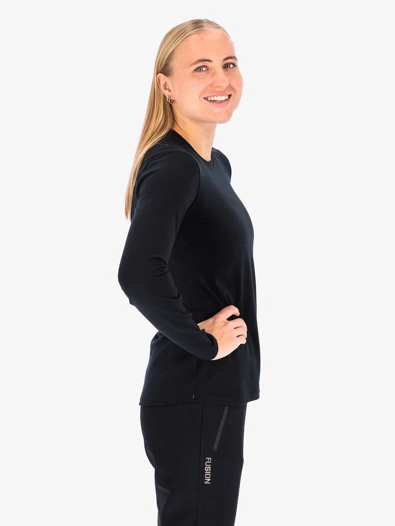 Fusion Merino 220 Shirt Lange Mouwen  Dames