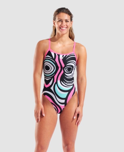 Arena Illusion Swimsuit Challenge Back Dames