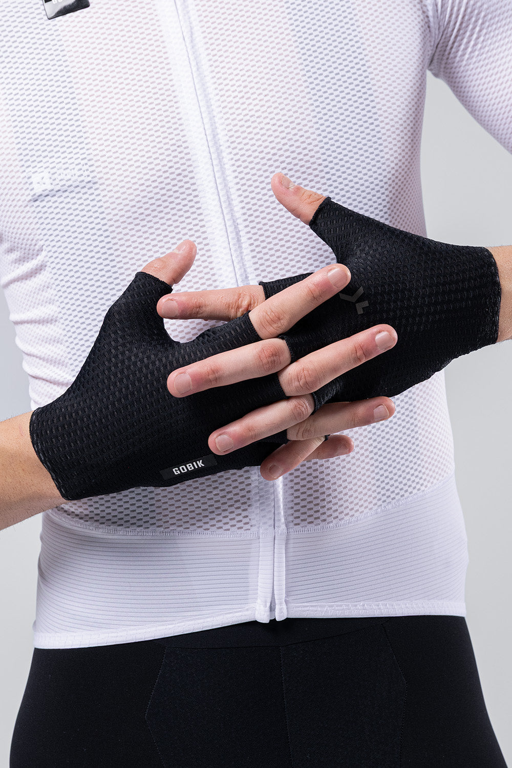Gobik Fietshandschoenen Black Viper Solid Kort Unisex