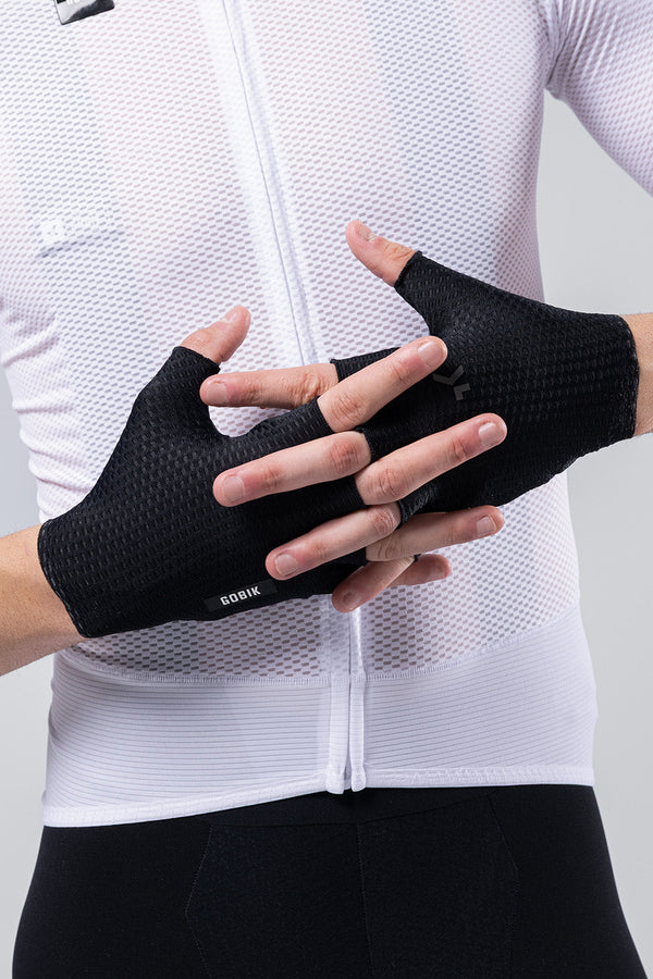 Gobik Fietshandschoenen Black Viper Solid Kort Unisex