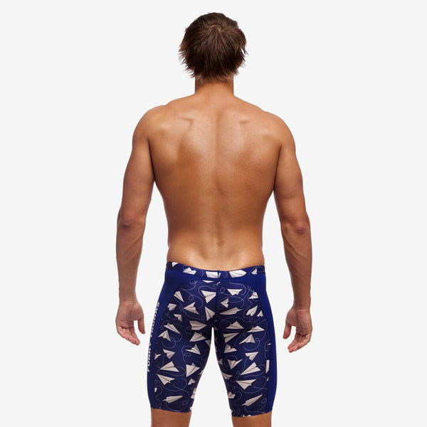 Funky Trunks Training Jammer Paper Plain