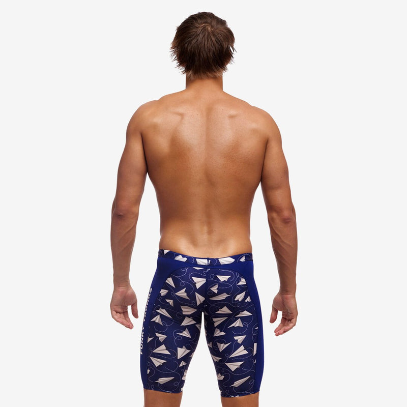 Funky Trunks Training Jammer Paper Plain