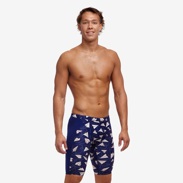 Funky Trunks Training Jammer Paper Plain