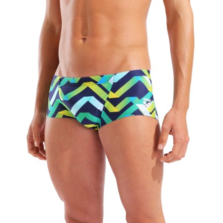 Arena Texture Swim Low Waist Short black-multi Heren