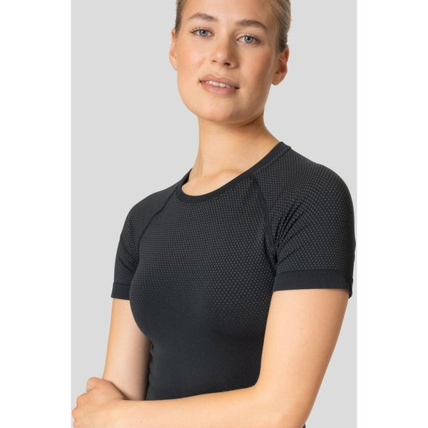 Odlo BL TOP Crew Neck kurzarm Damen - schwarz 