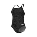 Arena Snakeskin Swimsuit Lightdrop Back Dames