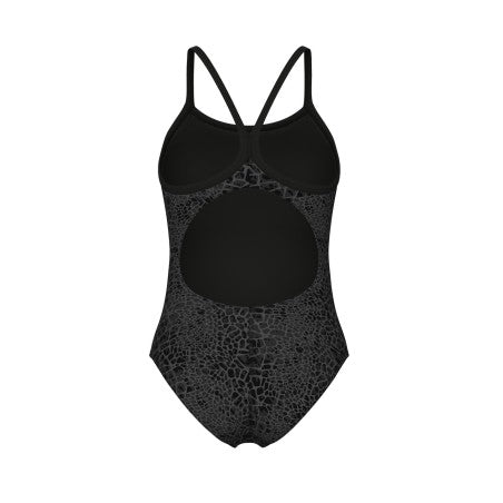 Arena Snakeskin Swimsuit Lightdrop Back Dames