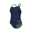 Arena Snakeskin Swimsuit Lightdrop Back Dames