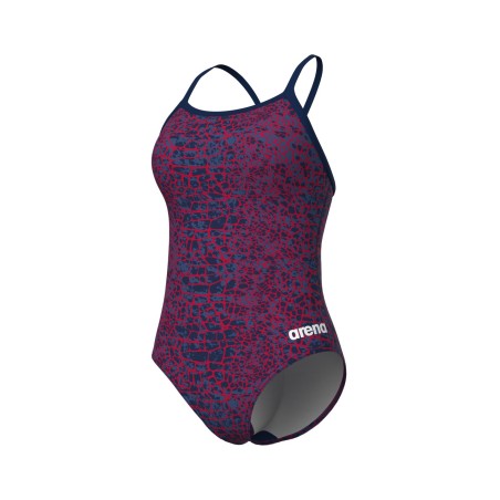 Arena Snakeskin Swimsuit Lightdrop Back Dames